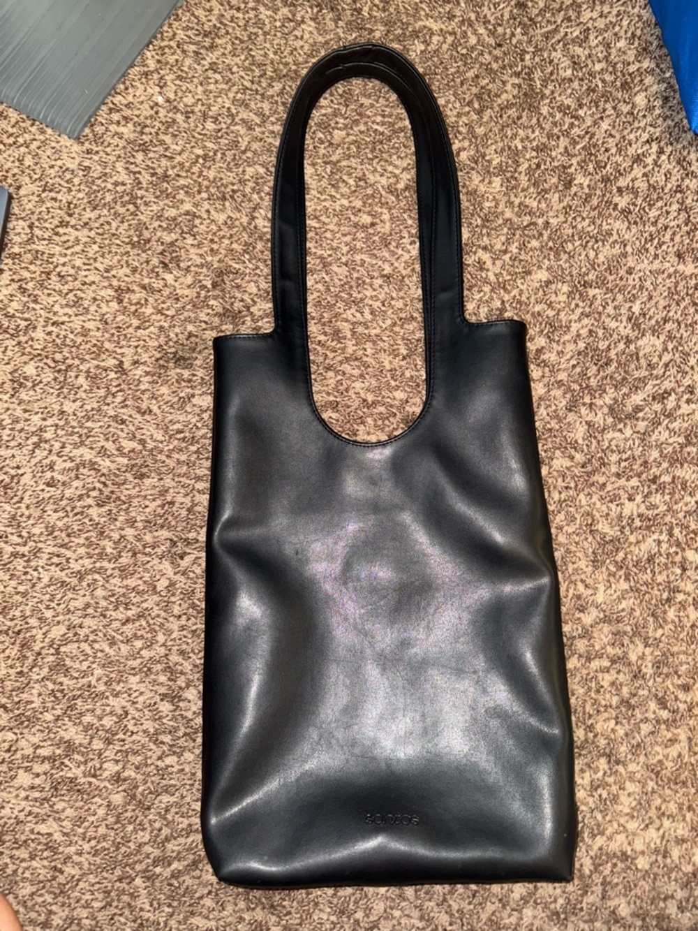Santos By Monica Dolores Square Tote Black